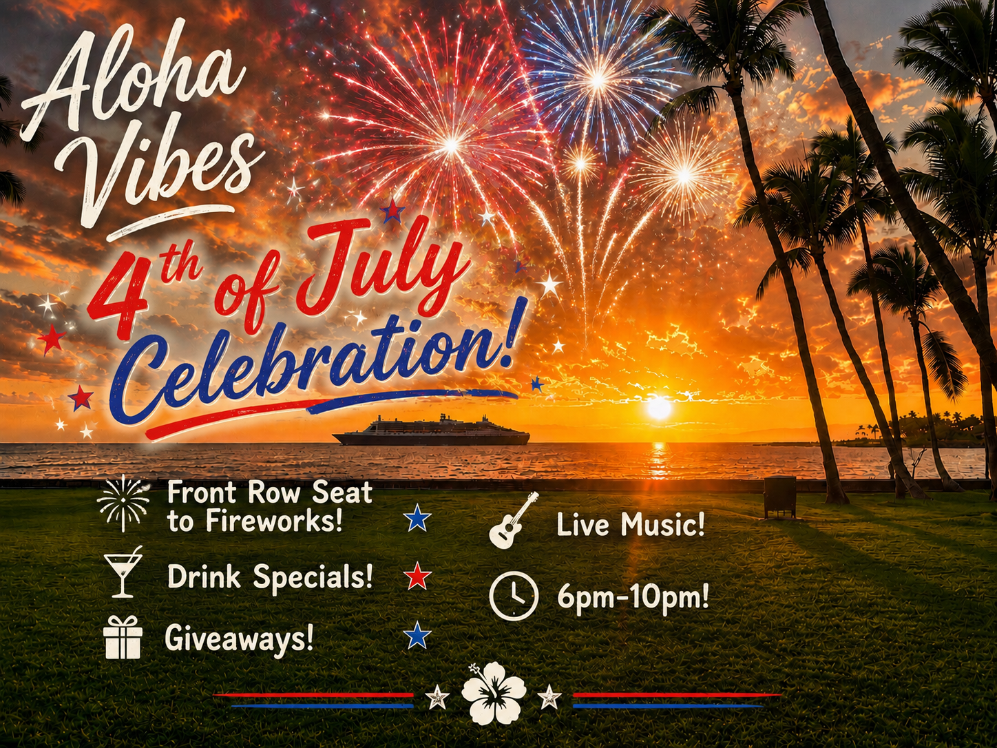 4th of July Celebration flyer
